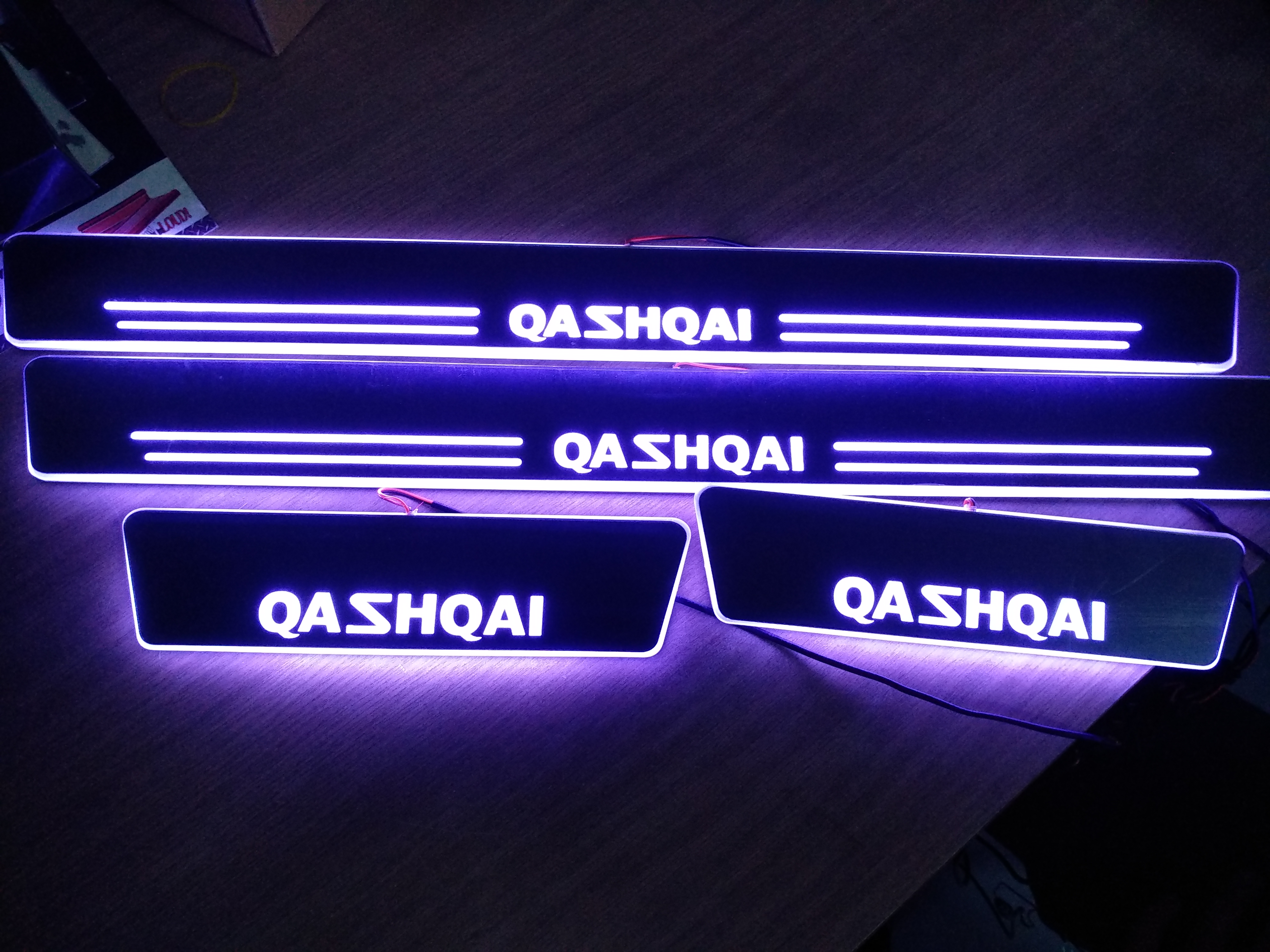 Acrylic Led lighted Scuffplate - Click Image to Close